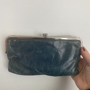 Navy Blue HOBO "Lauren" Clutch Wallet